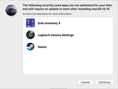 Mac os can i cancel looking for incompatible software windows 10