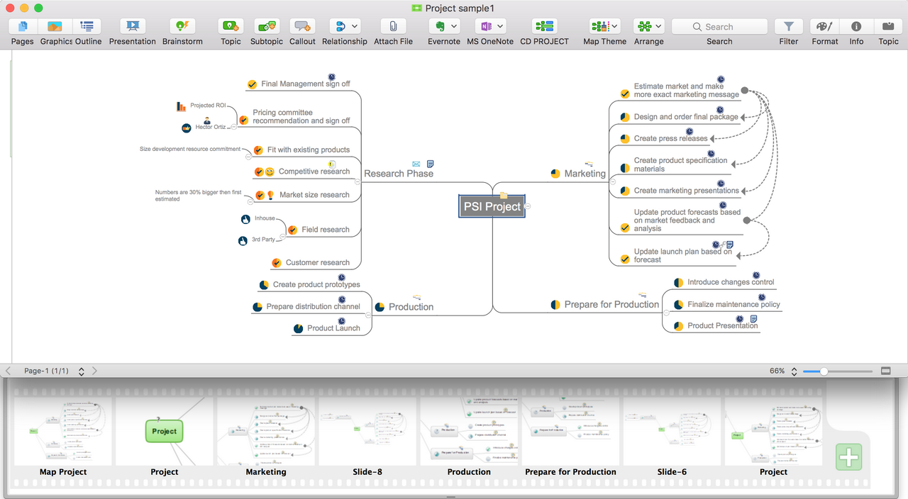 Mind mapping software for mac